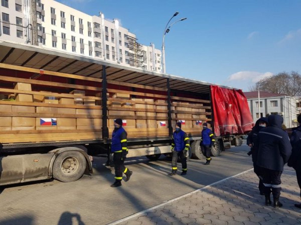 Cehia a donat Republicii Moldova echipamente de protecție COVID-19 în sumă de 1 342 000 de Euro